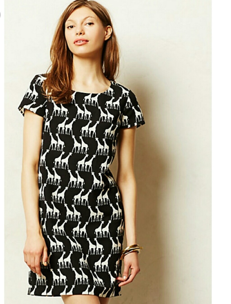 Anthropologie Giraffe Dress